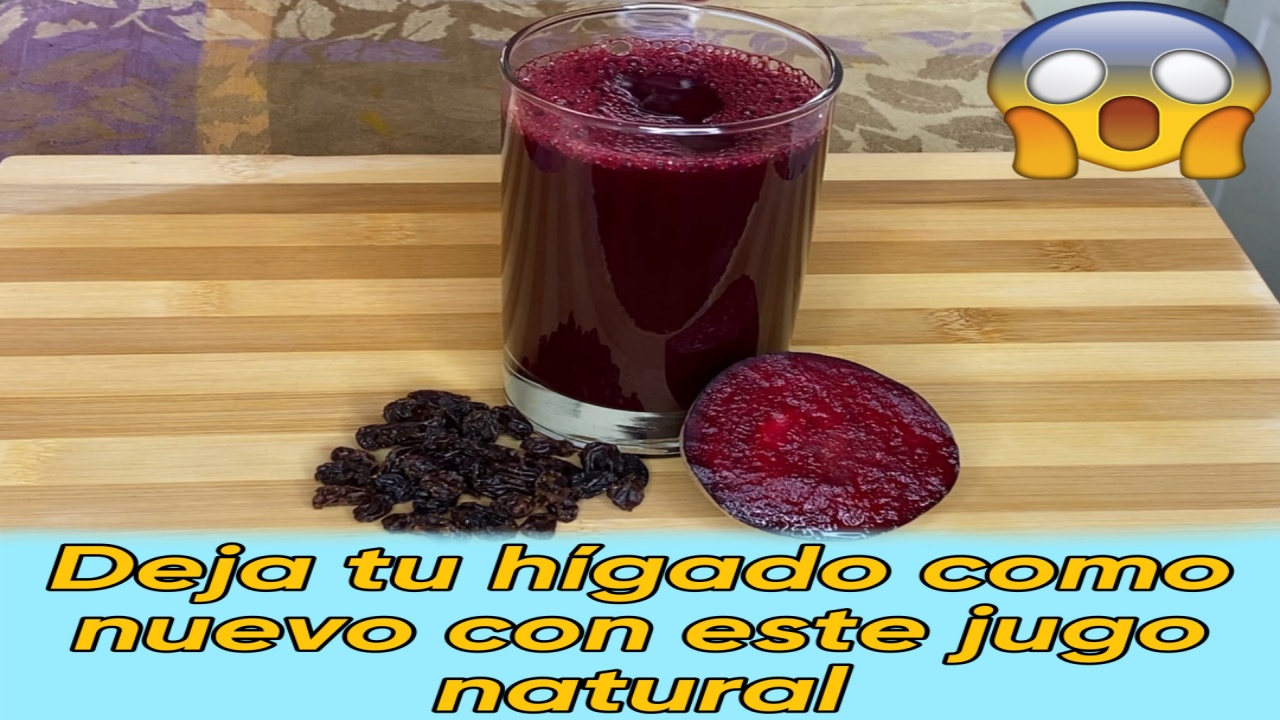 Batido de Remolacha y Pasas para el Higado