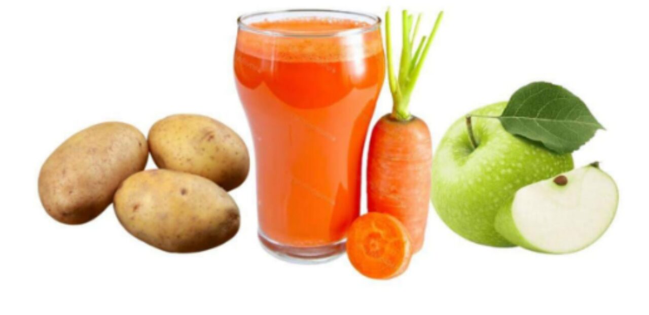 Batido para Aliviar la Gastritis: Zanahoria, Papas y Manzana