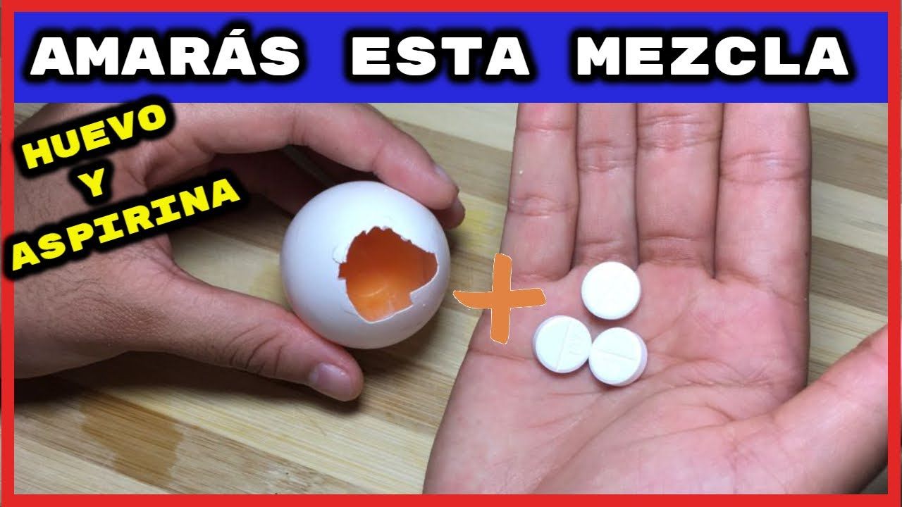 Crema de Aspirina y Huevo