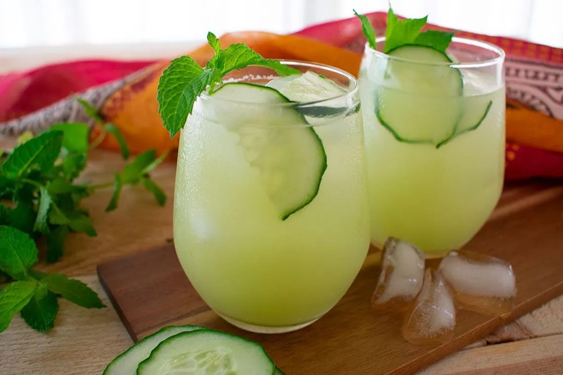 "Descubre la Receta Infalible para Despedir la Pansa Hinchada y Perder Peso con Pepino y Menta"