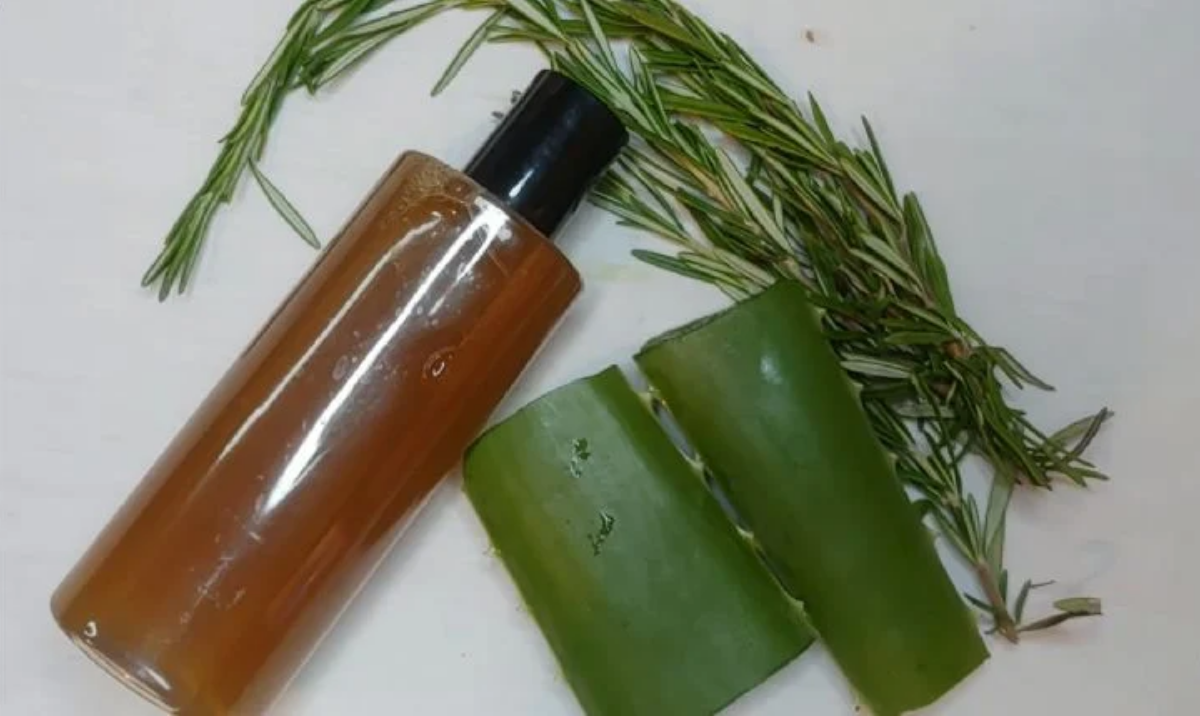 Champú Casero de Romero, Canela y Sábila para Estimular el Crecimiento del Cabello y Detener la Caída