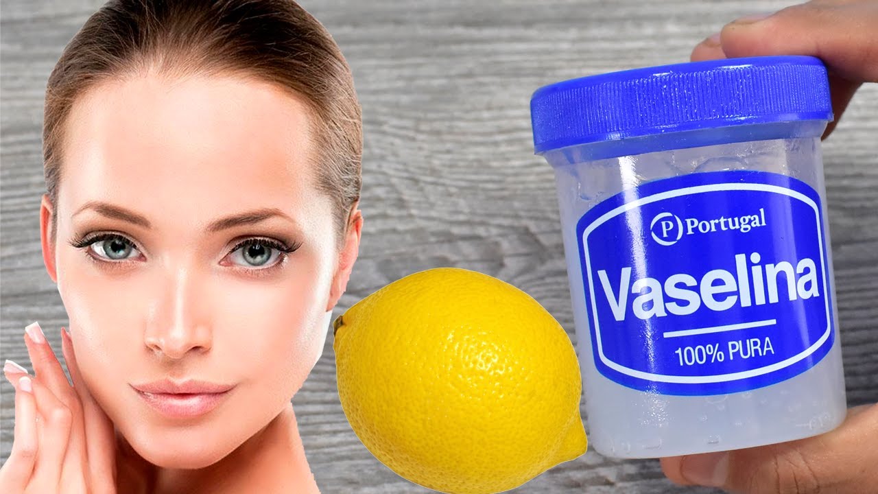 Vaselina y Limón para Manchas, Arrugas y Aclarar la Piel