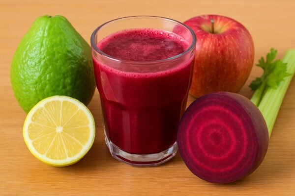 “Jugo de guayaba, betabel y limón: limpia arterias y baja la presión arterial alta”