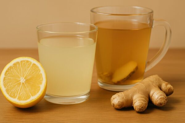 Esto pasa en tu cuerpo cuando tomas agua tibia con limón y agua de jengibre por la noche