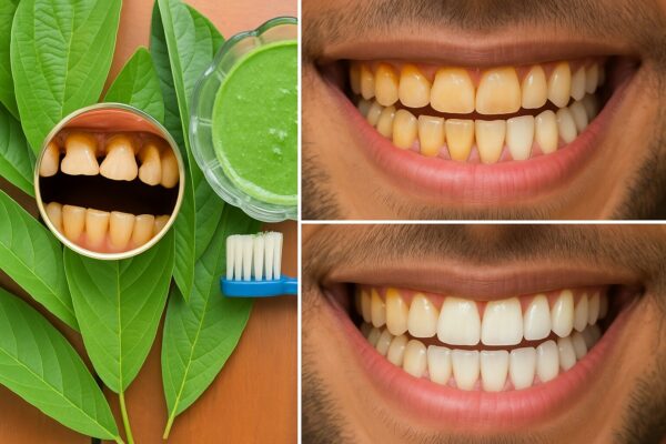 Cómo usar hojas de guayaba para eliminar el sarro y blanquear los dientes
