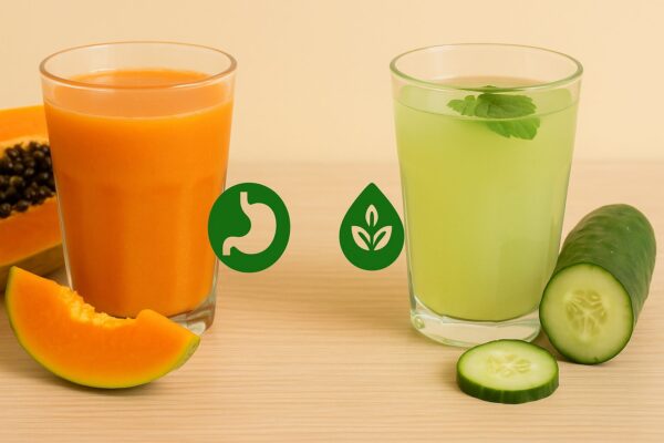 Papaya y Pepino: Dos Bebidas Naturales con 26 Beneficios Comprobados