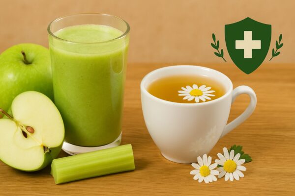 Jugo de Manzana con Apio y Té de Manzanilla: Recetas y Beneficios Naturales
