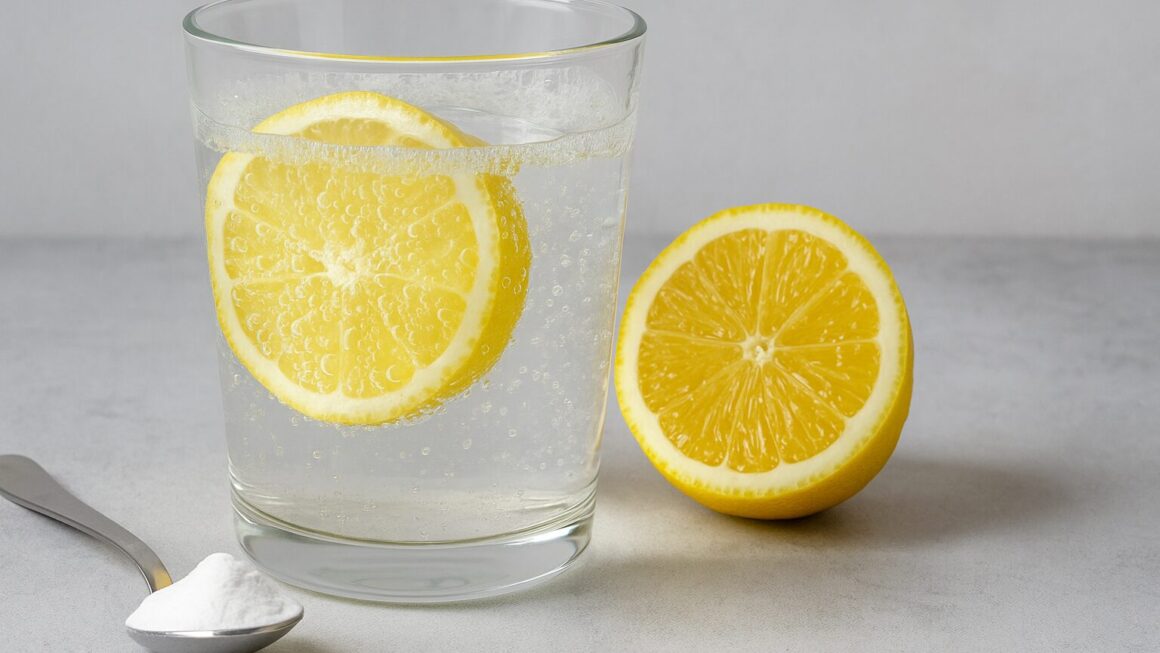 bicarbonato con limón