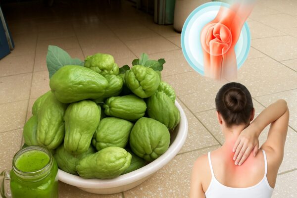 Jugo y té de chayote: la solución natural contra la inflamación y el dolor