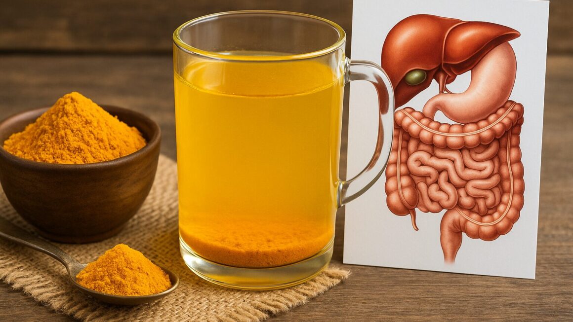 agua de cúrcuma
