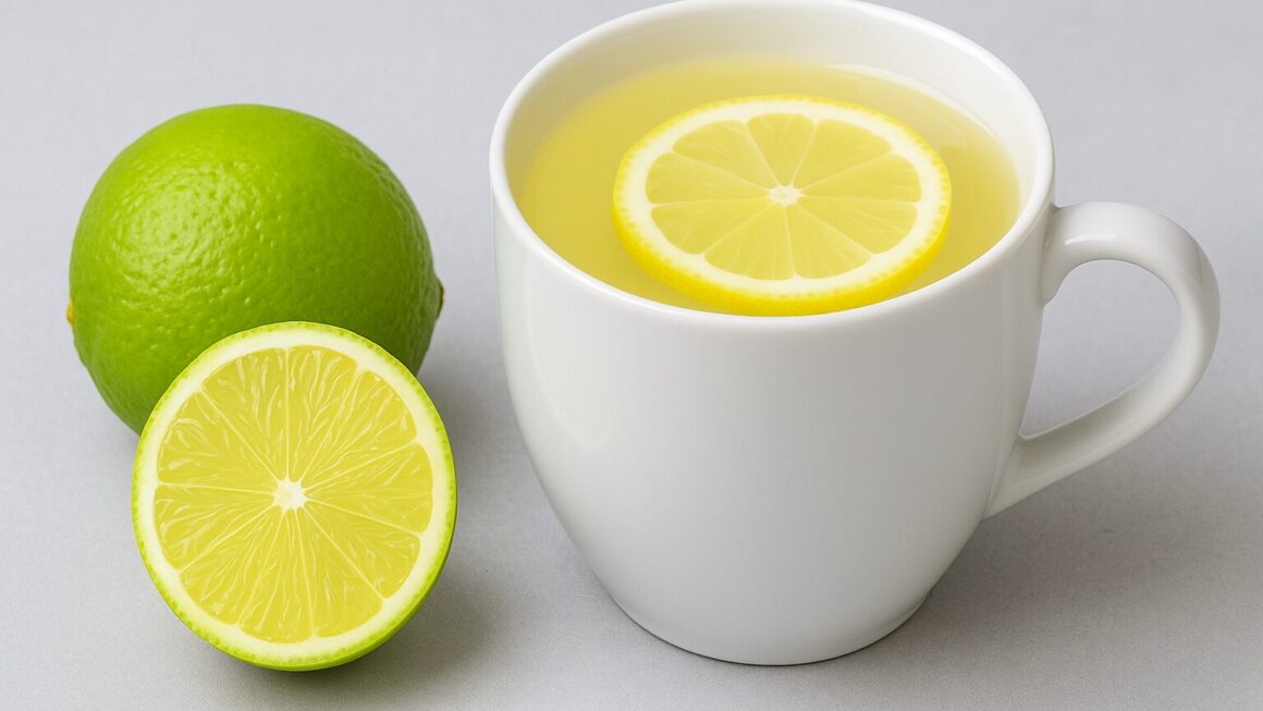 Agua tibia con limón