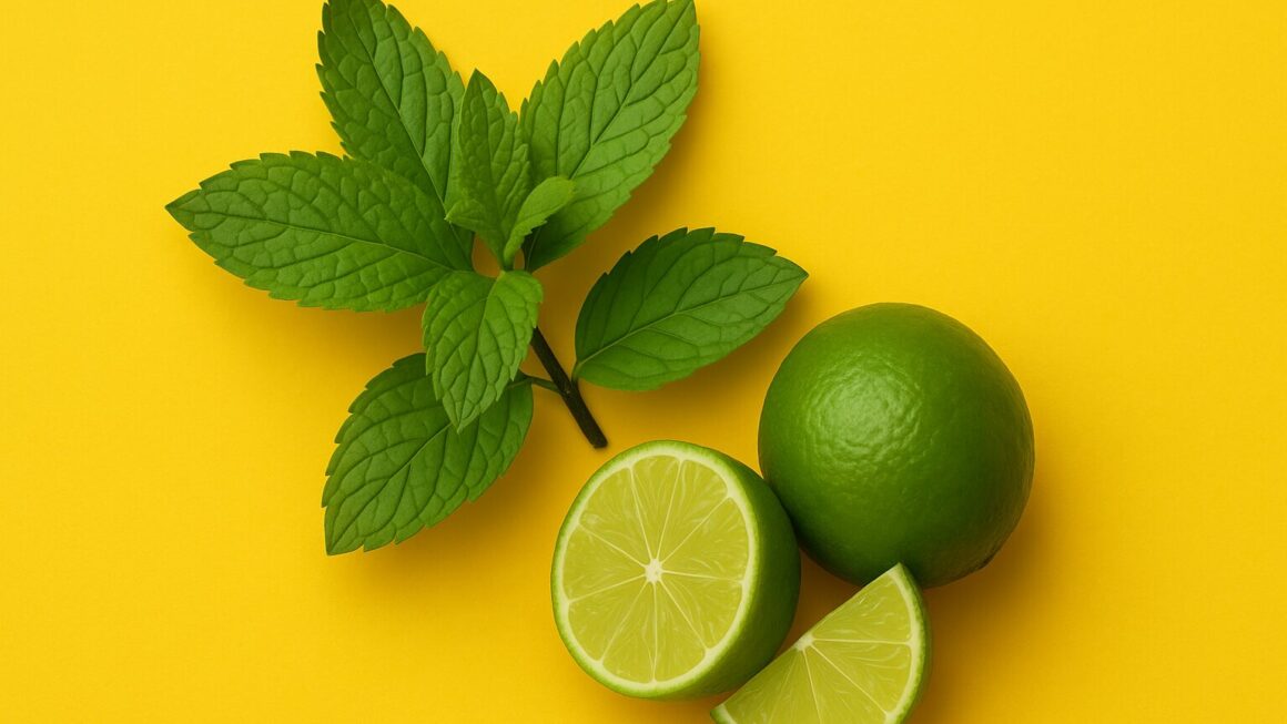 hierbabuena con limón