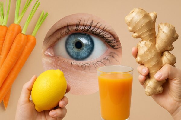 El trío perfecto para la vista: zanahoria, jengibre y limón para fortalecer los ojos