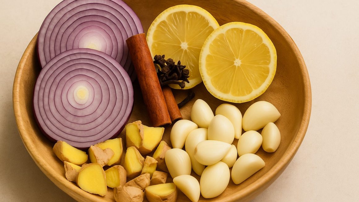 Cebolla Morada y Jengibre