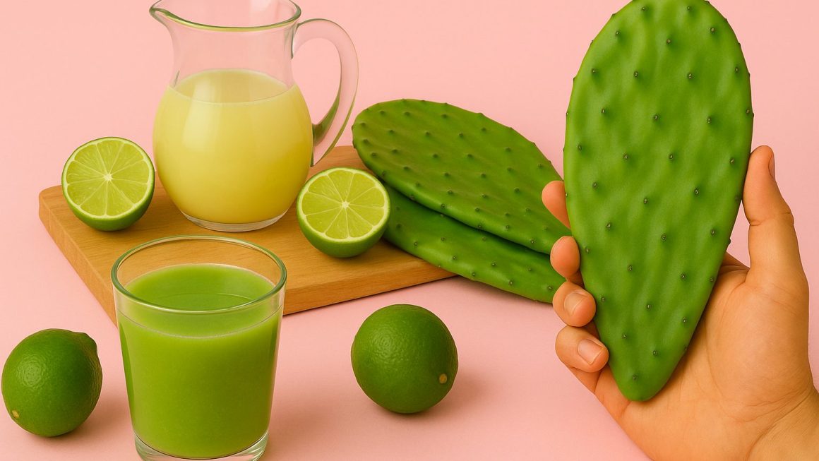 nopal con limón