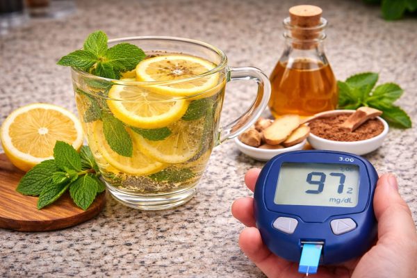 Bebida natural para bajar el azúcar en sangre por la mañana de forma saludable