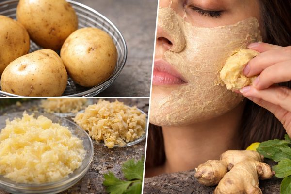 Papa y jengibre para manchas y arrugas: el remedio natural que transforma tu piel
