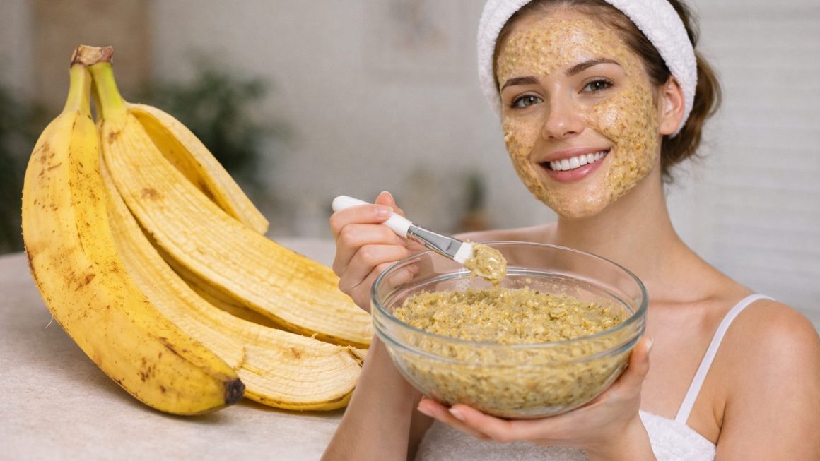 mascarilla de cáscara de plátano