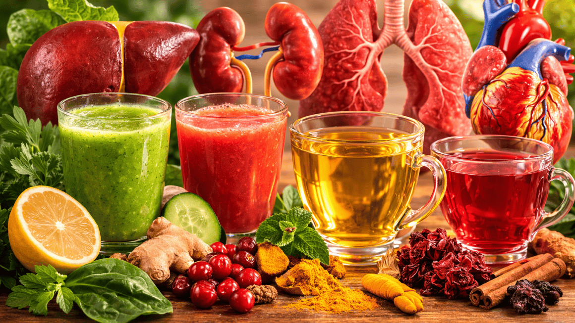 bebidas naturales para limpiar el cuerpo