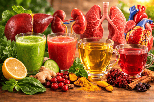 4 Bebidas Naturales que Ayudan a Proteger los Órganos Vitales