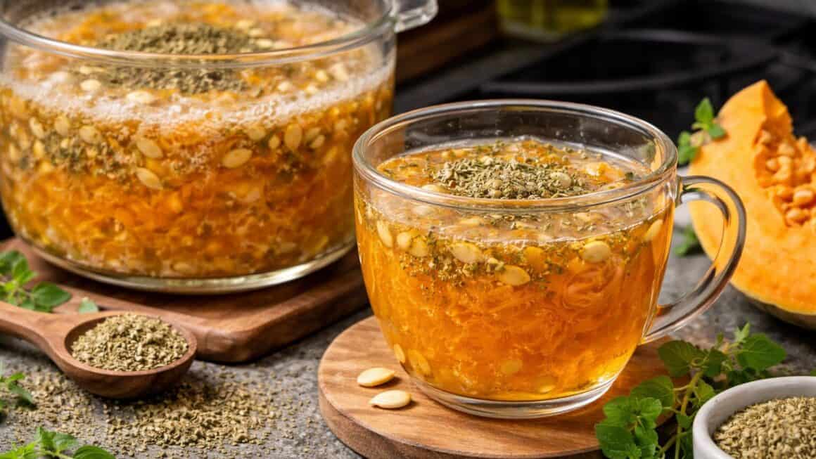 tripa de auyama con orégano