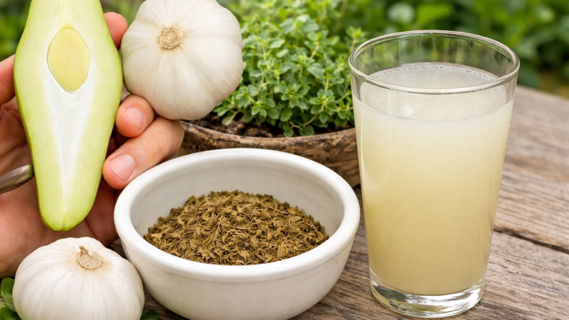 ajo chayote oregano beneficios