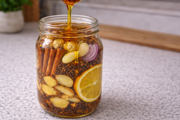 Miel con ajo y jengibre: el remedio natural más potente para fortalecer tu cuerpo