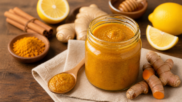Receta natural con cúrcuma y jengibre para incluir en tu rutina diaria