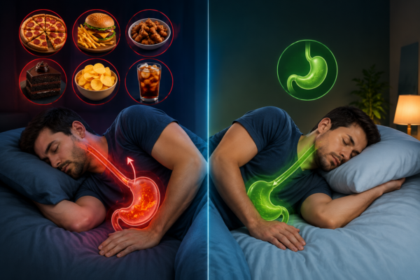 Esto es lo que causa dormir de este lado y comer estas comidas antes de dormir