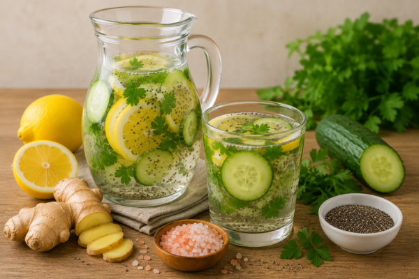 Agrega Esto al Agua y Ayuda a Mejorar tu Circulación de Forma Natural